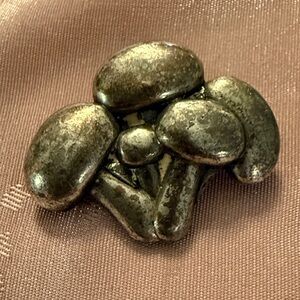 Vintage sterling Silver Mushroom Brooch